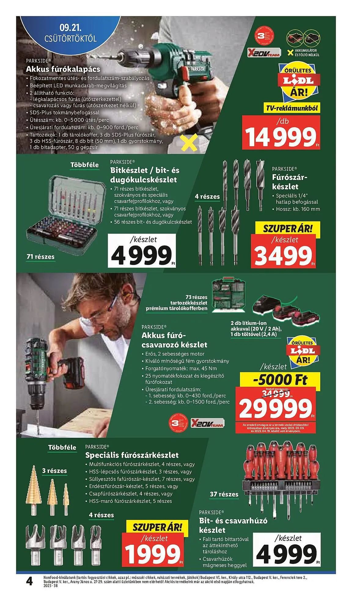 Katalógus Lidl akciós újság szeptember 21.-tól szeptember 27.-ig 2023. - Oldal 4