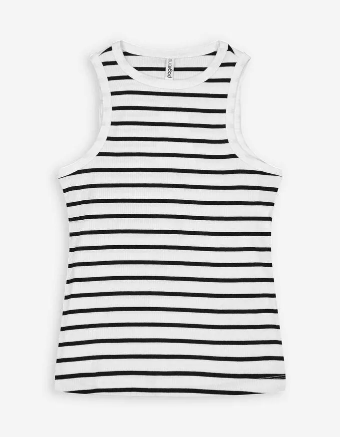 Ujjatlan felső - Bordázott