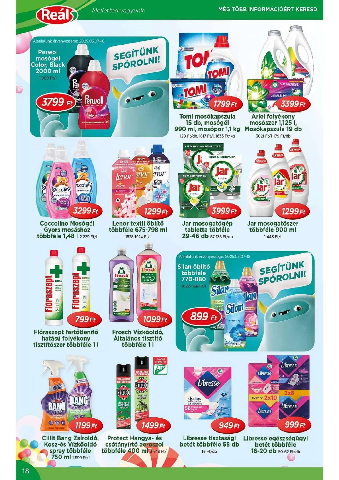 Katalógus Real akciós újság május 7.-tól május 18.-ig 2025. - Oldal 18