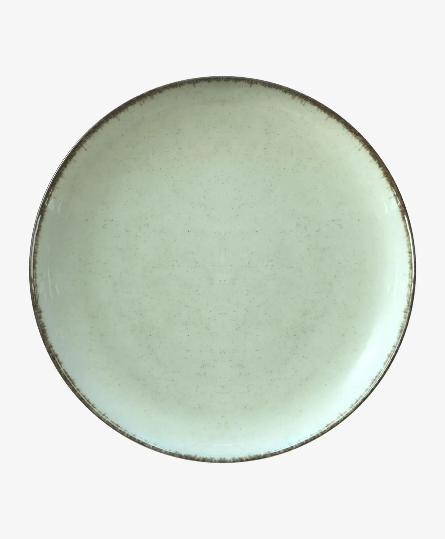 zöld porcelán tányér