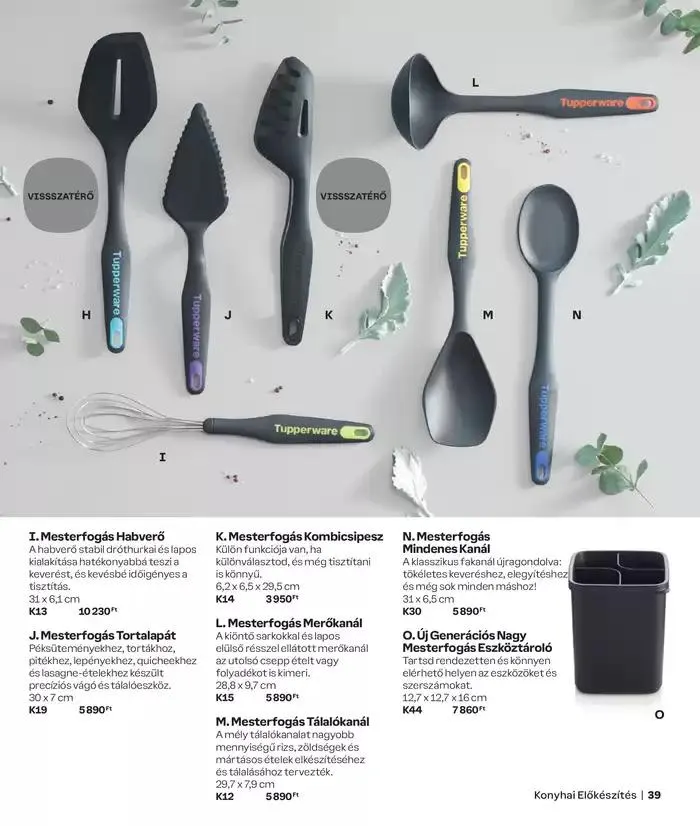 Katalógus Tupperware Autumn - Winter 2024/2025 Catalogue október 3.-tól március 23.-ig 2025. - Oldal 39