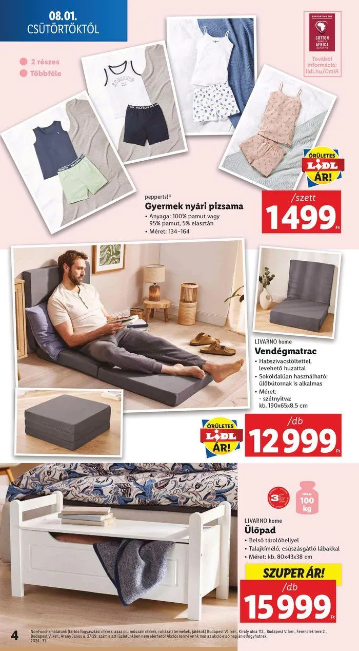 Katalógus Nonfood kínálatunk - 31. hét augusztus 1.-tól augusztus 7.-ig 2024. - Oldal 4