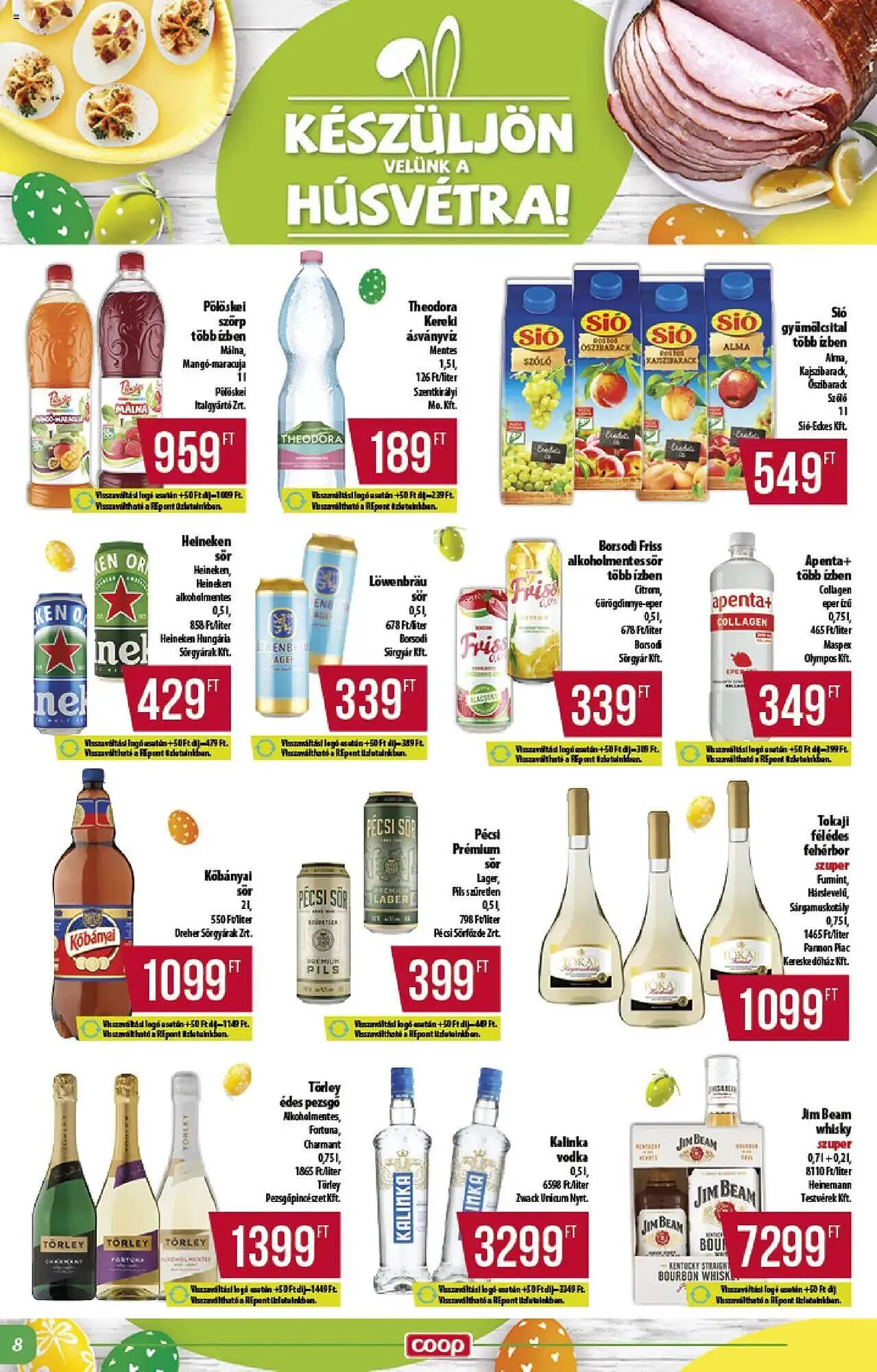 Katalógus Coop akciós újság április 17.-tól április 23.-ig 2025. - Oldal 8