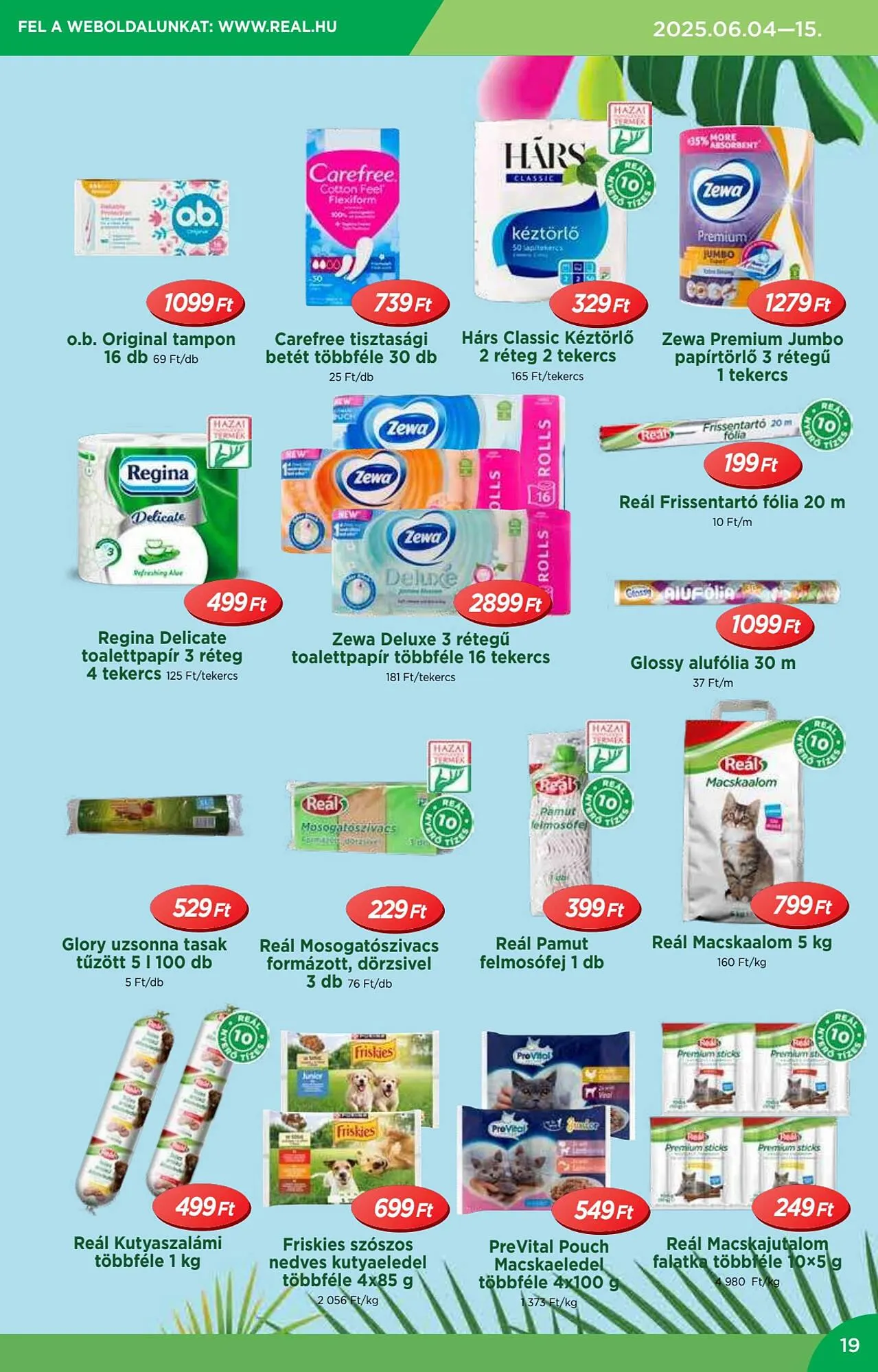 Katalógus Real akciós újság június 4.-tól június 15.-ig 2025. - Oldal 19