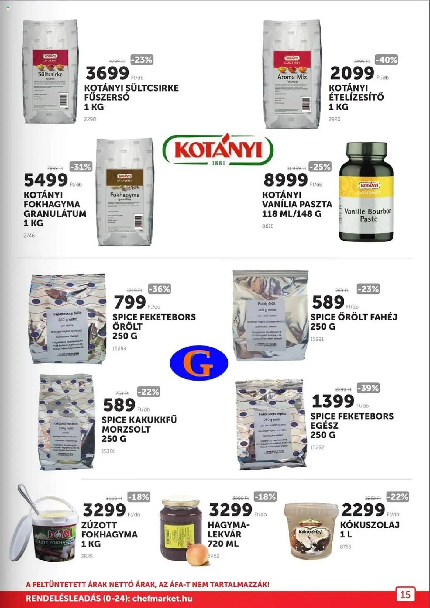 Katalógus Chef Market akciós újság április 1.-tól április 30.-ig 2025. - Oldal 15