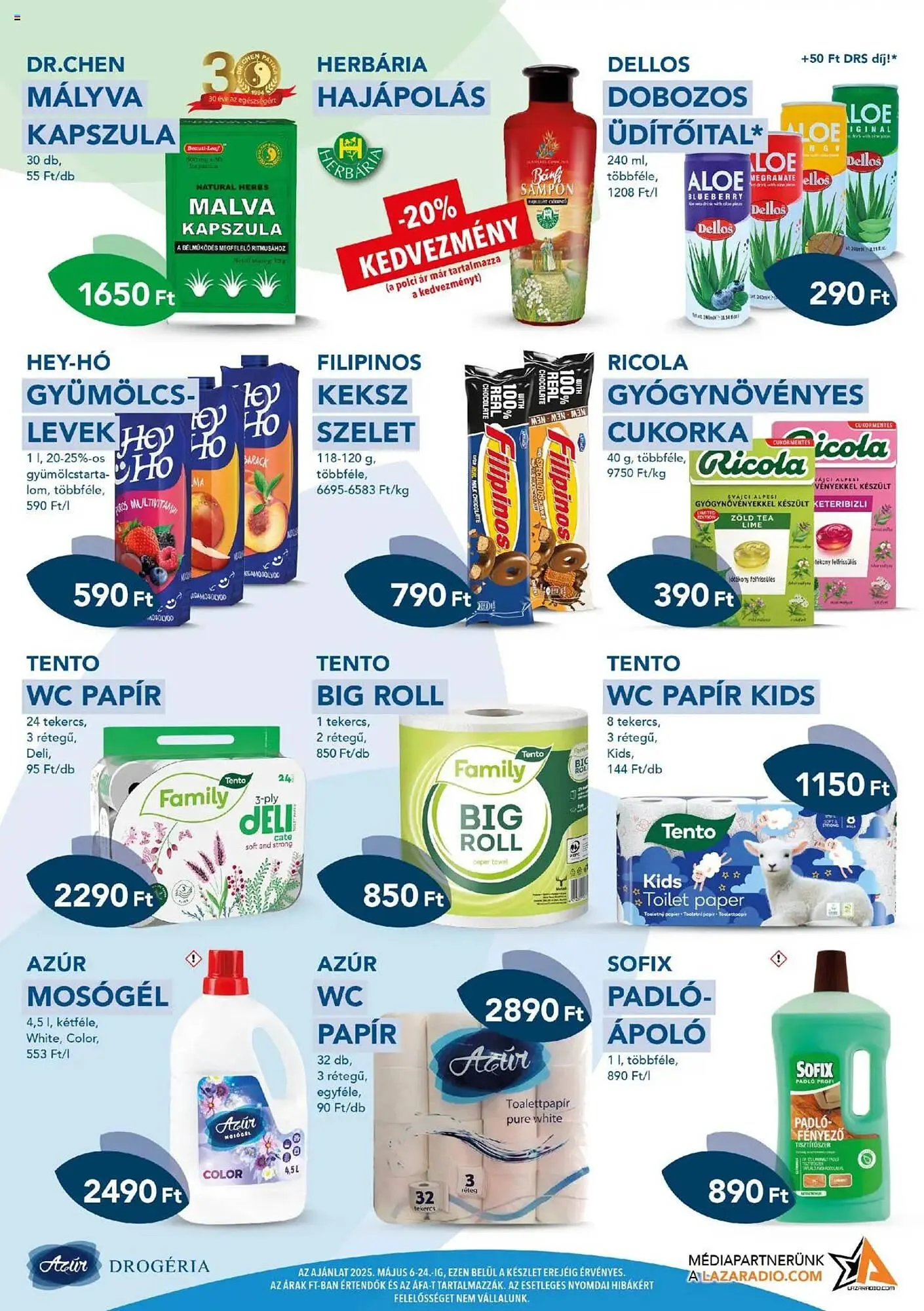 Katalógus Azúr akciós újság május 6.-tól május 24.-ig 2025. - Oldal 6