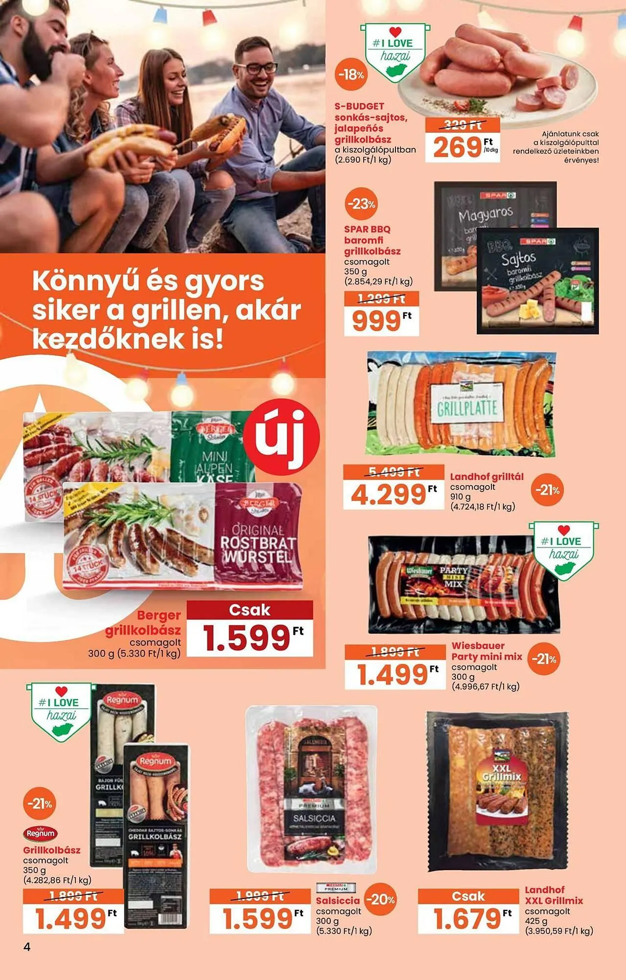 Katalógus Spar akciós újság június 5.-tól június 25.-ig 2025. - Oldal 4