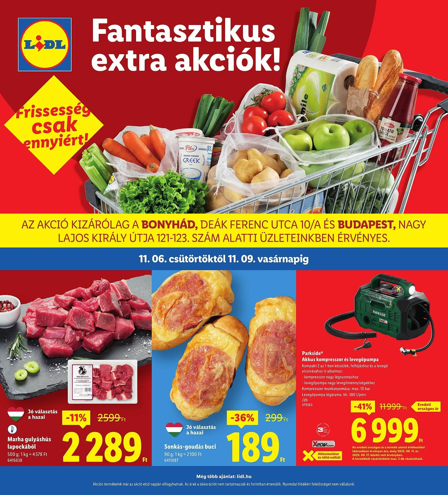 Katalógus Lidl akciós újság november 6.-tól november 9.-ig 2025. - Oldal 1