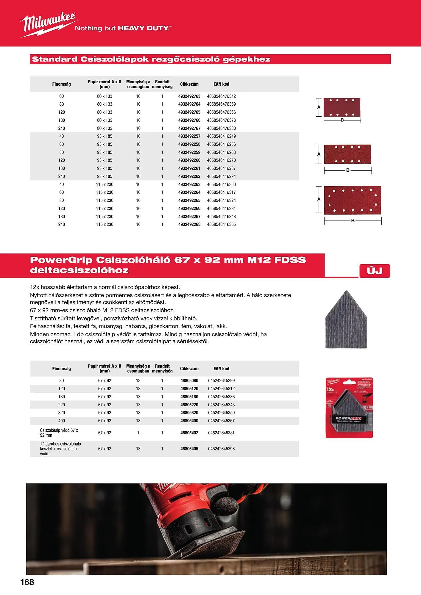 Katalógus Milwaukeetool akciós újság augusztus 14.-tól december 31.-ig 2024. - Oldal 168