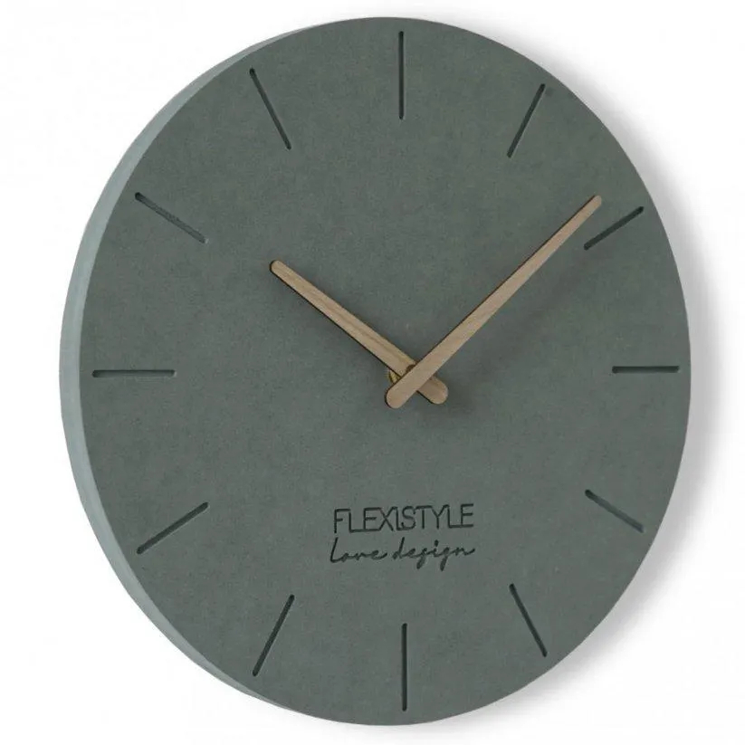 Modern kerek falióra 30cm szürke