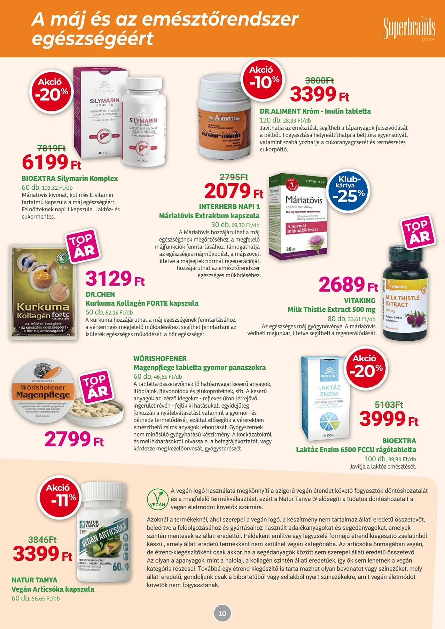Katalógus Herbaház akciós újság május 5.-tól június 1.-ig 2025. - Oldal 10