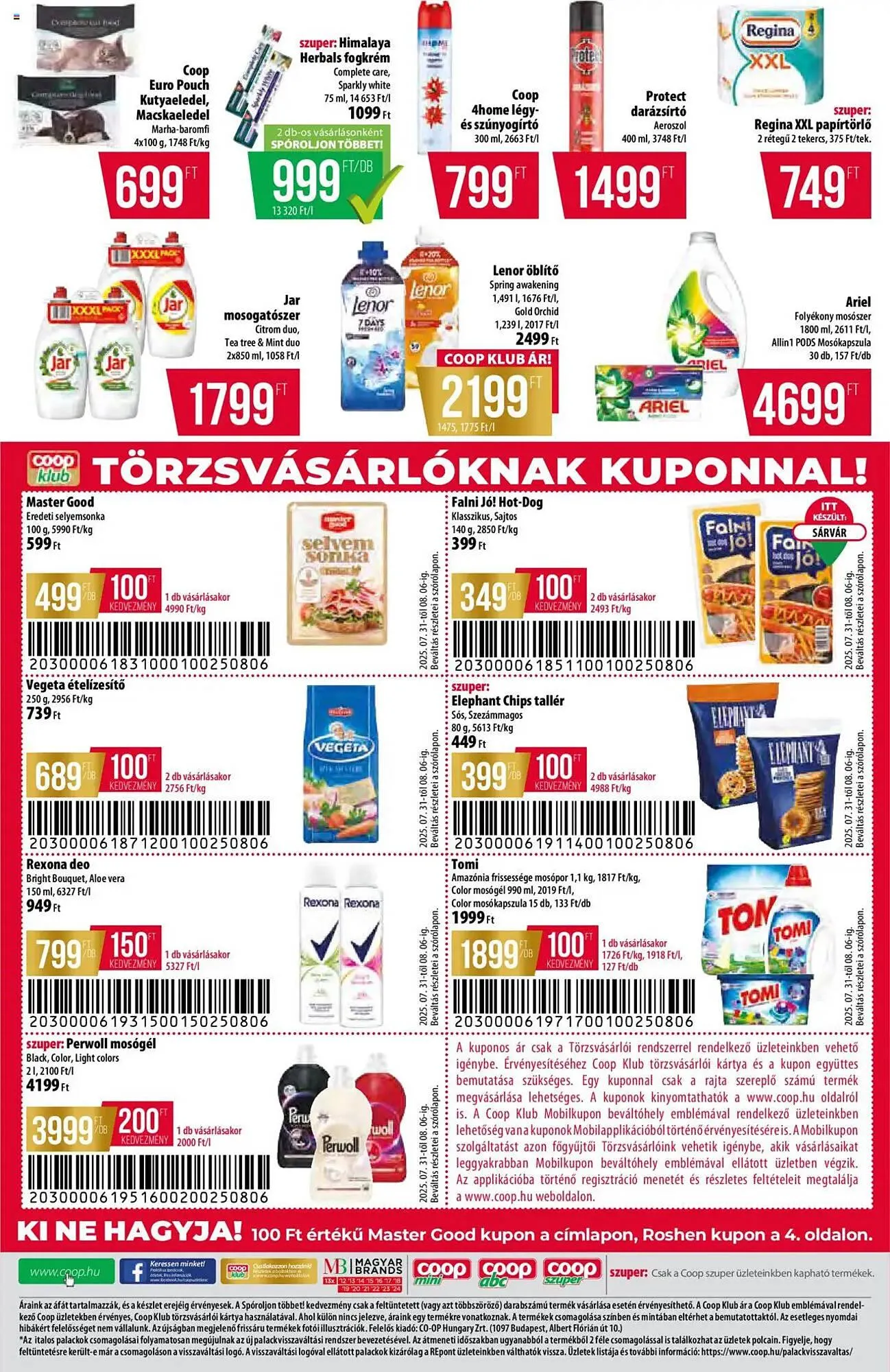 Katalógus Coop akciós újság július 31.-tól augusztus 6.-ig 2025. - Oldal 8