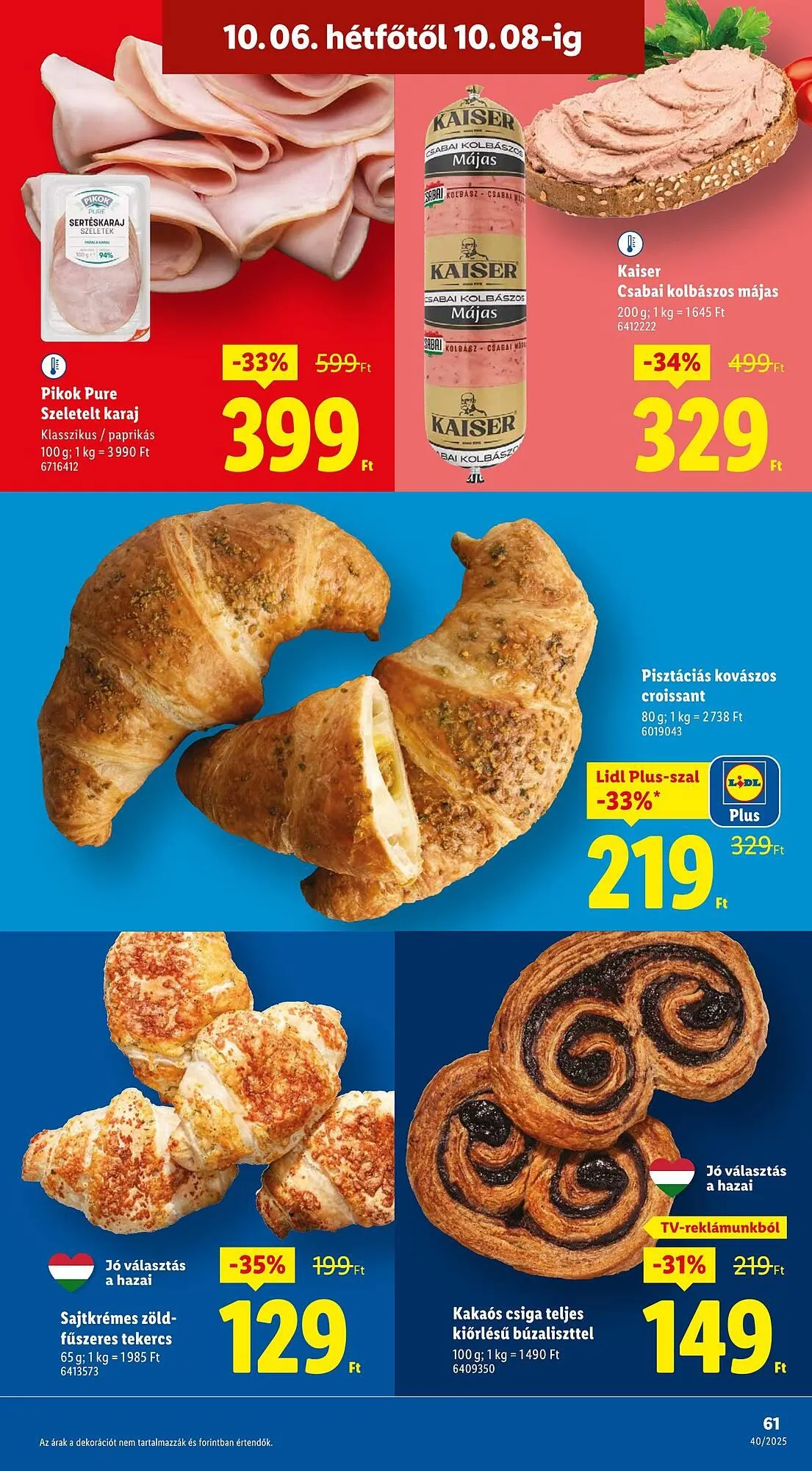 Katalógus Lidl akciós újság október 2.-tól október 8.-ig 2025. - Oldal 61
