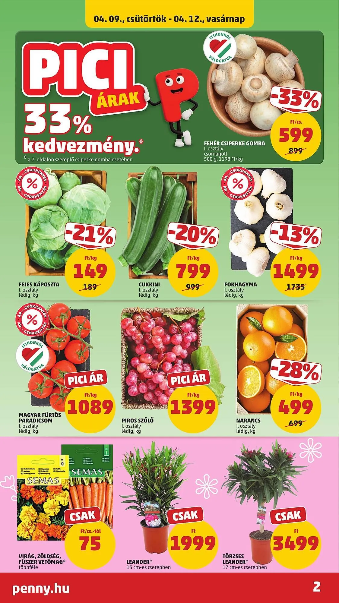 Katalógus PENNY akciós újság április 9.-tól április 15.-ig 2026. - Oldal 2