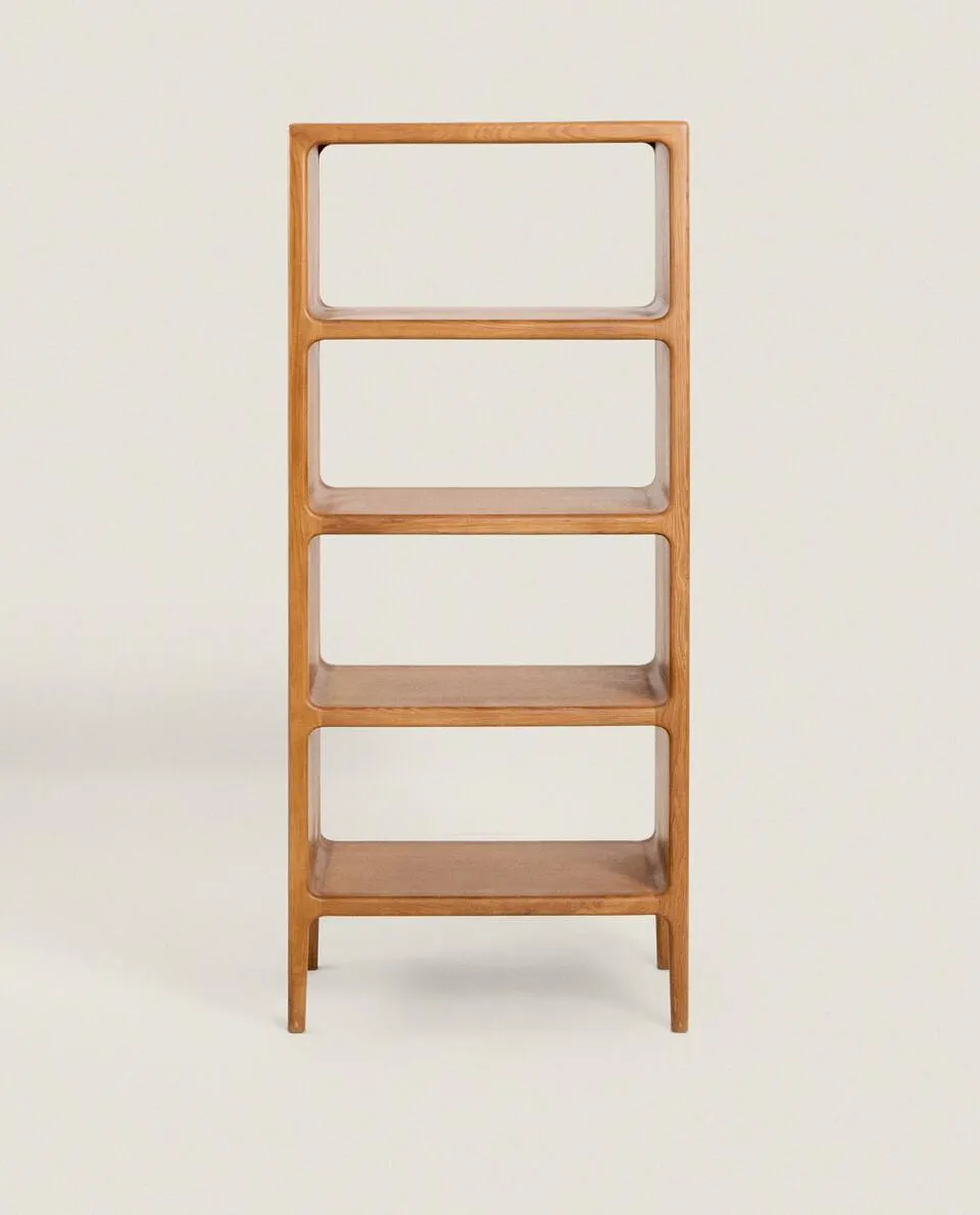HIGH HONEY OAK BOOKCASE