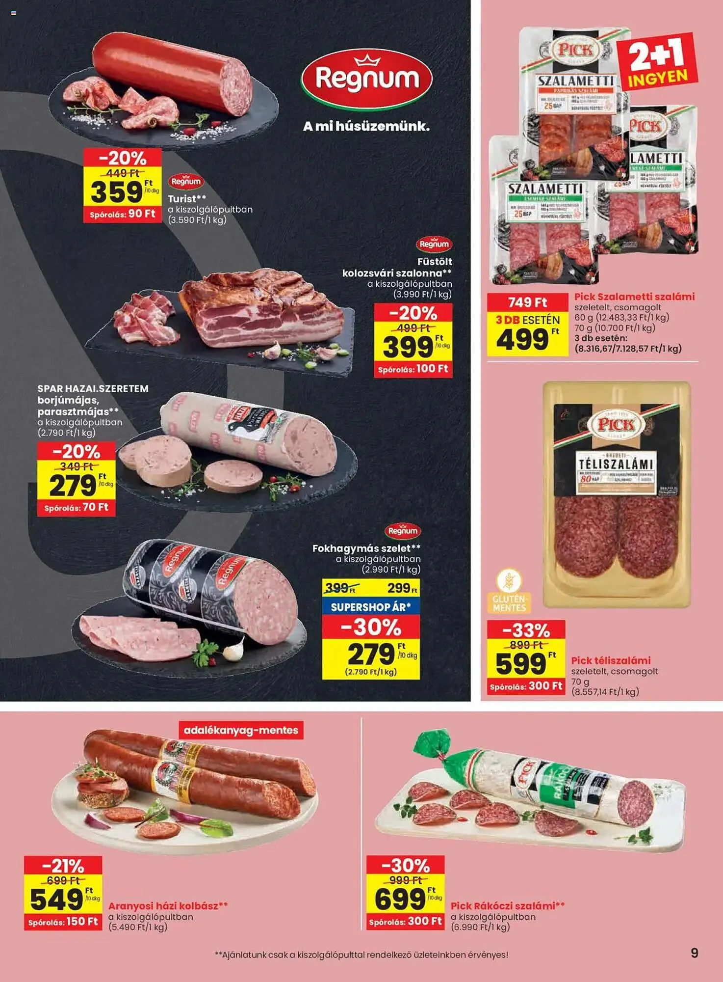 Katalógus Spar akciós újság szeptember 4.-tól szeptember 10.-ig 2025. - Oldal 9