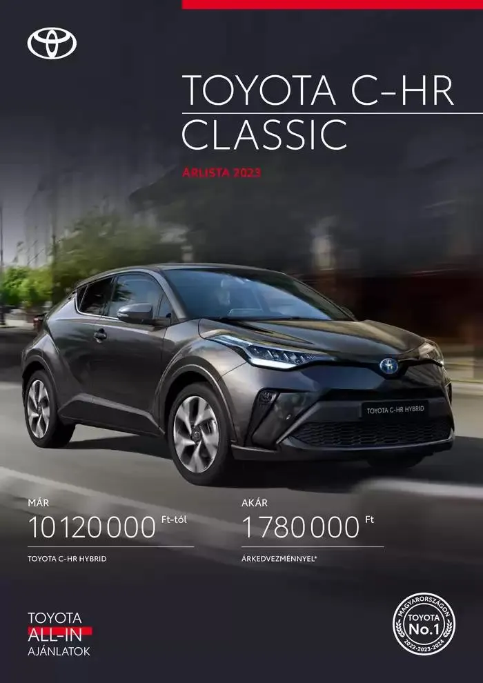 Katalógus Toyota C-HR Hybrid január 11.-tól január 11.-ig 2026. - Oldal 1