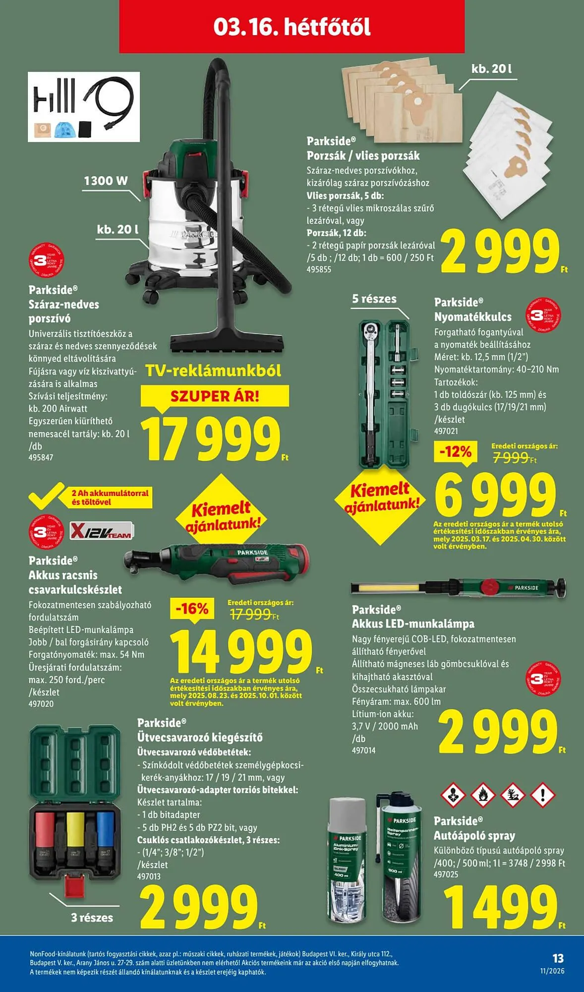 Katalógus Lidl akciós újság március 12.-tól március 16.-ig 2026. - Oldal 13