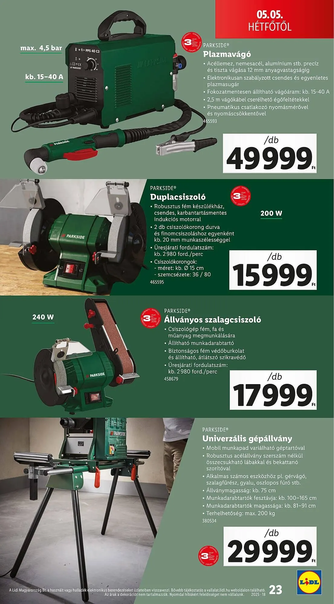 Katalógus Lidl akciós újság április 30.-tól május 12.-ig 2025. - Oldal 23