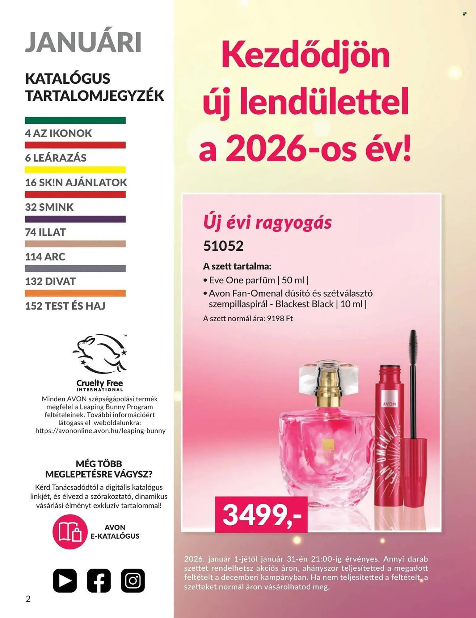 Katalógus AVON katalógus január 1.-tól január 31.-ig 2026. - Oldal 2