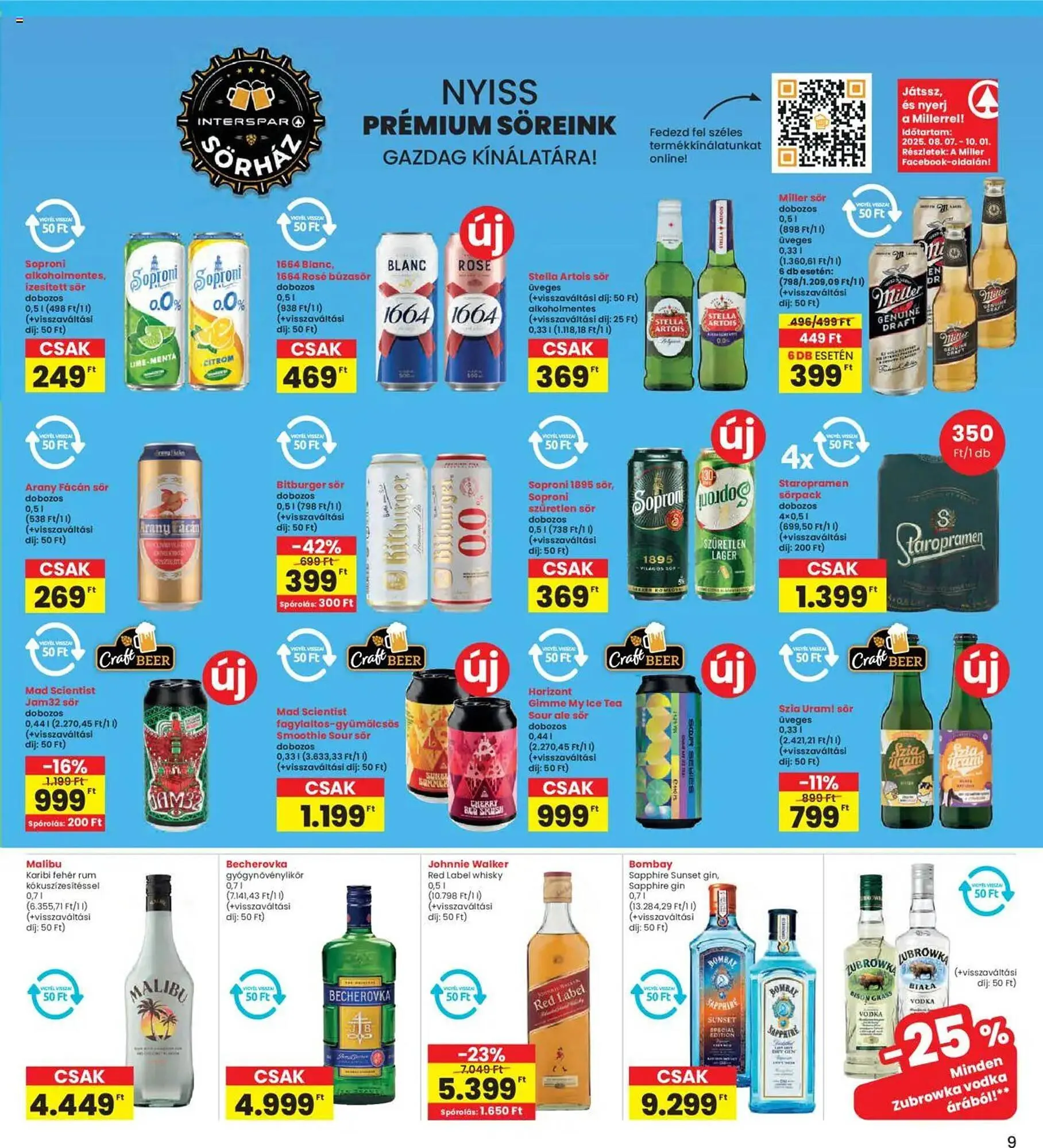Katalógus Interspar akciós újság augusztus 7.-tól augusztus 13.-ig 2025. - Oldal 9