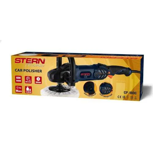 Stern CP180C polírozó, 1600 W, 600-3000 ford./perc, 180 mm, AKT