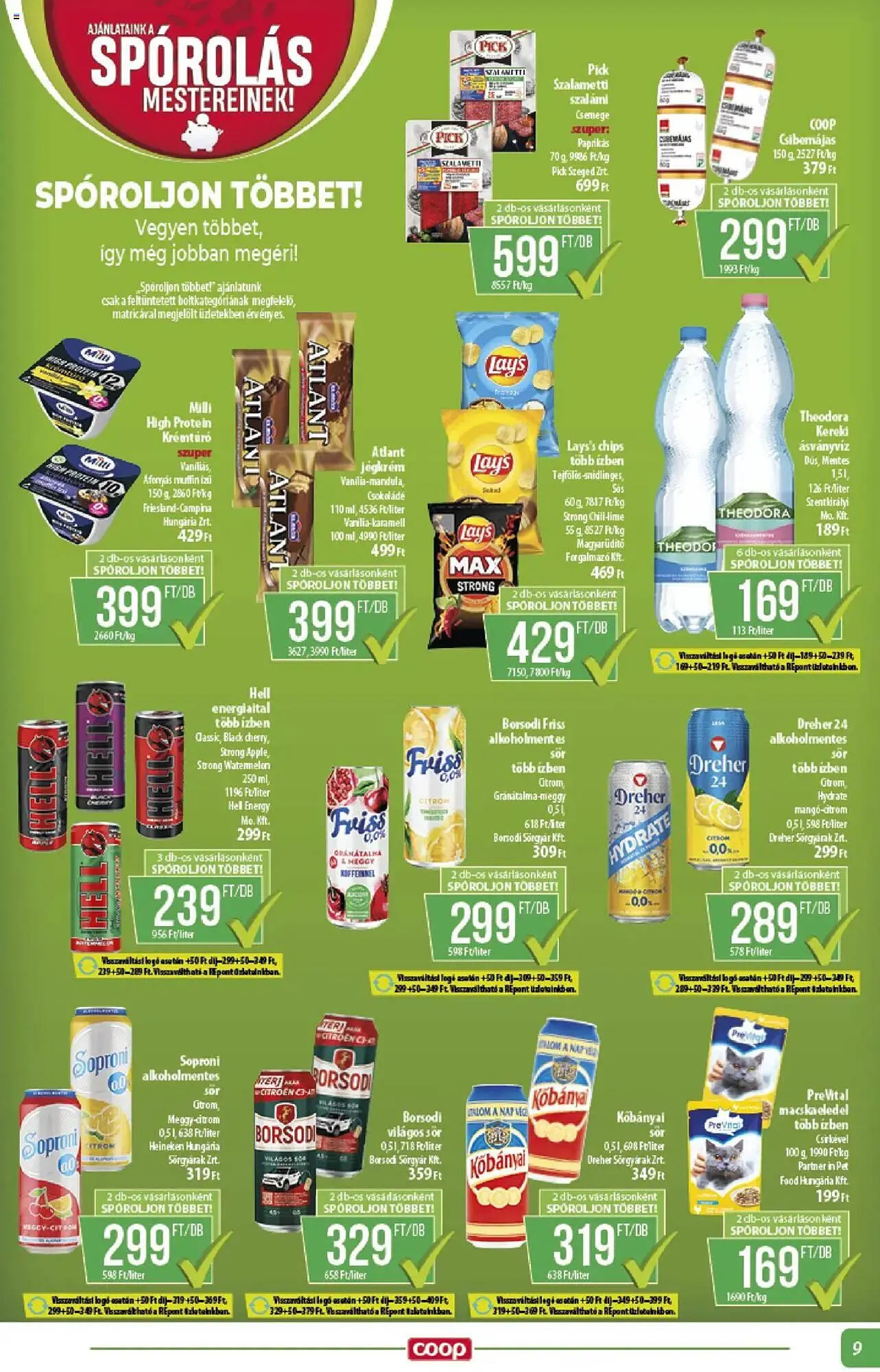 Katalógus Coop akciós újság június 12.-tól június 18.-ig 2025. - Oldal 9
