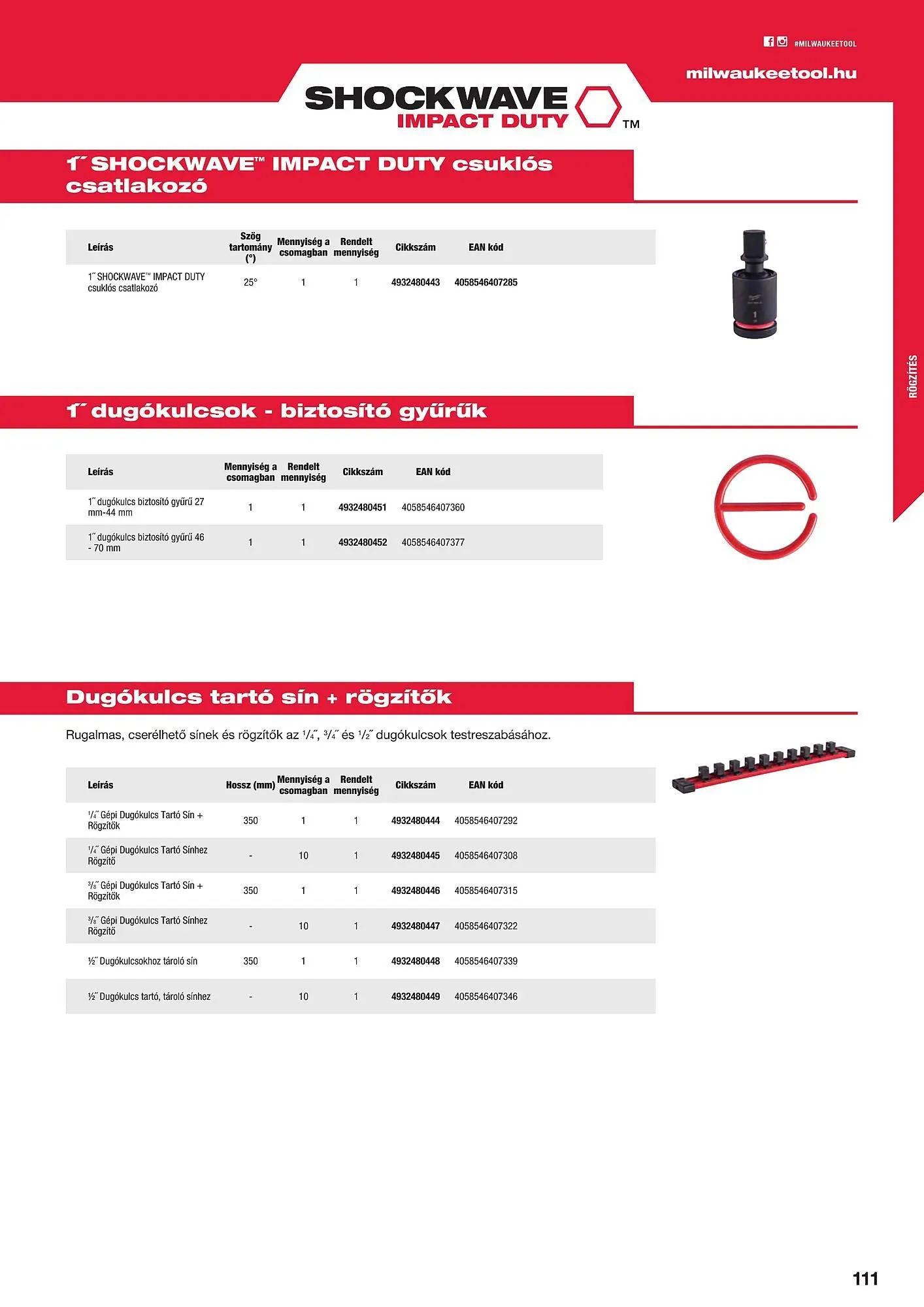 Katalógus Milwaukeetool akciós újság augusztus 14.-tól december 31.-ig 2024. - Oldal 111