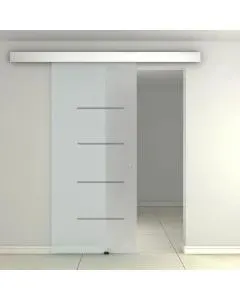 GD08 - üveg tolóajtószett (savmart, 95x205cm)