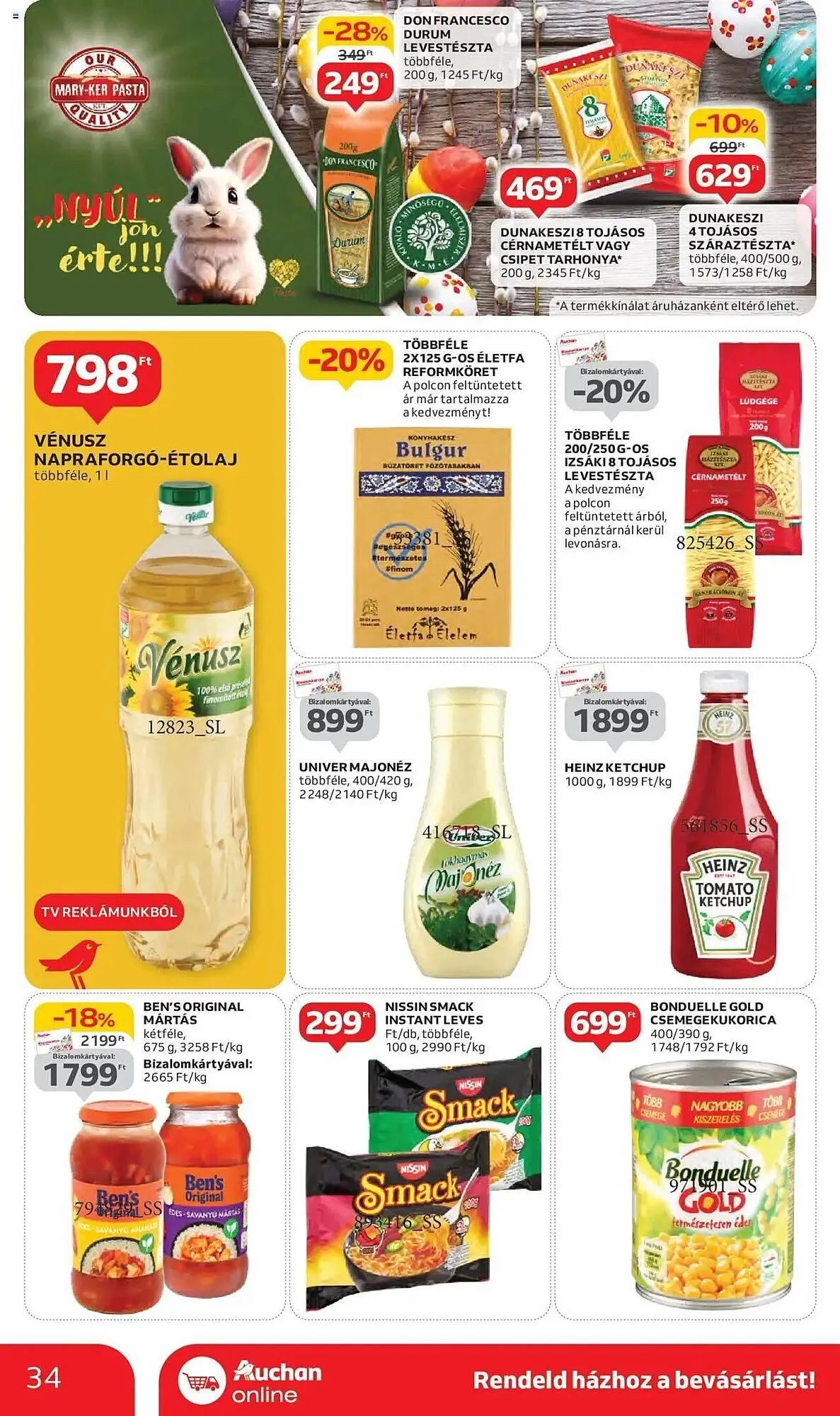 Katalógus Auchan akciós újság április 10.-tól április 16.-ig 2025. - Oldal 34