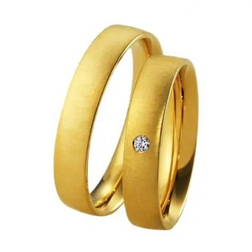 Sárga arany karikagyűrű