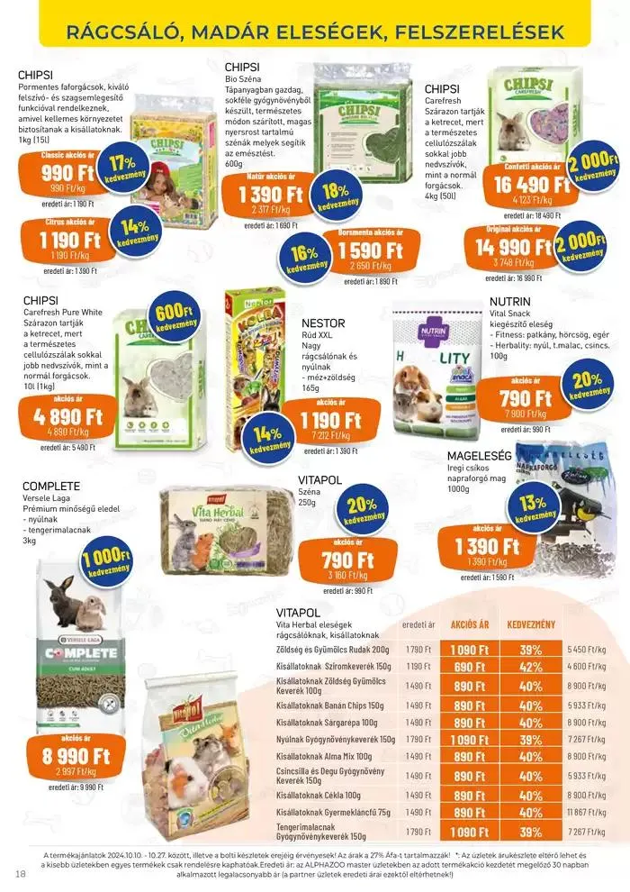 Katalógus Magazine Alphazoo október 21.-tól október 27.-ig 2024. - Oldal 18