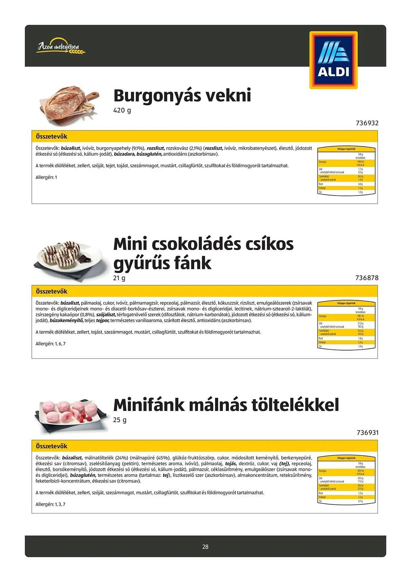 Katalógus ALDI akciós újság július 16.-tól január 20.-ig 2026. - Oldal 28