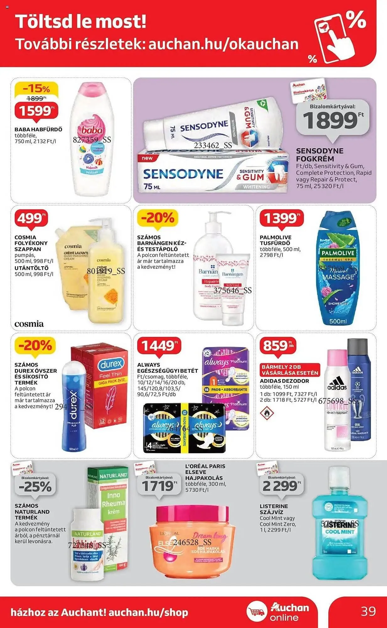 Katalógus Auchan akciós újság április 3.-tól április 9.-ig 2025. - Oldal 39