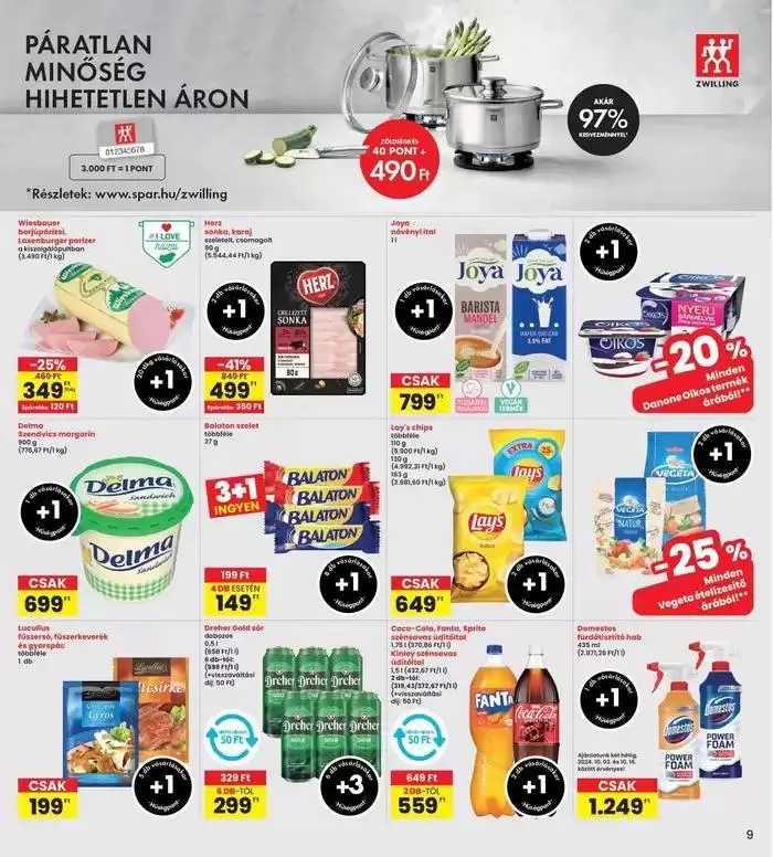Katalógus Vonzó különleges ajánlatok mindenki számára október 3.-tól október 9.-ig 2024. - Oldal 23