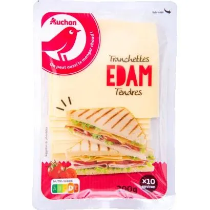 Auchan Nívó Edami sliced cheese 200 g