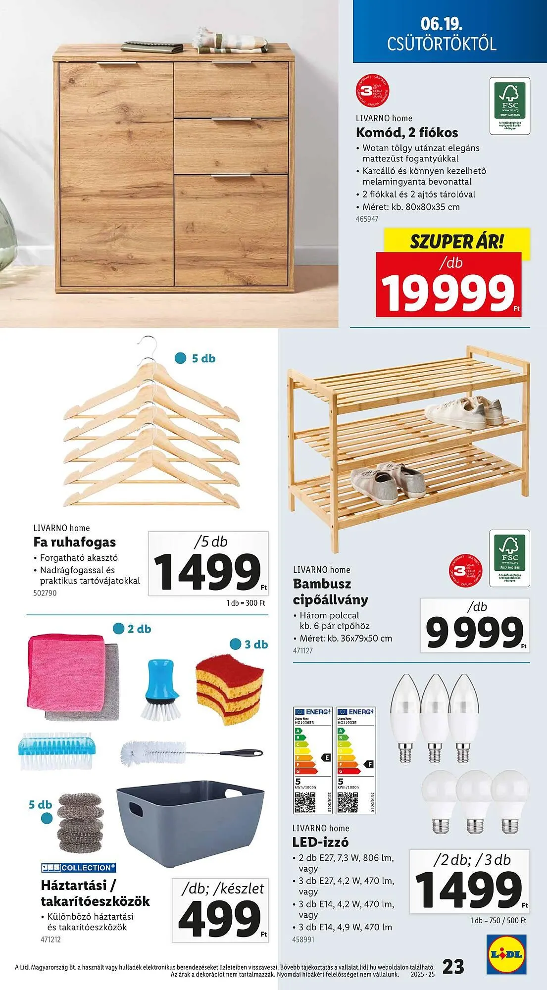 Katalógus Lidl akciós újság június 19.-tól június 25.-ig 2025. - Oldal 23