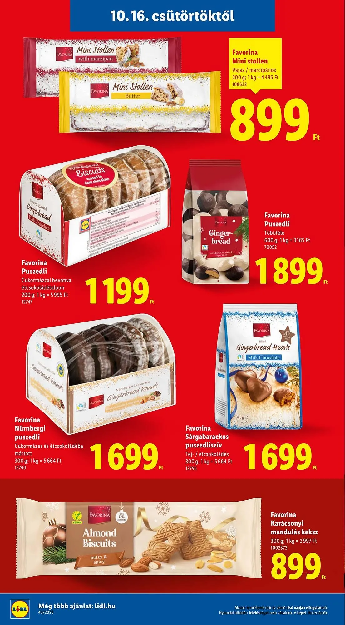 Katalógus Lidl akciós újság október 16.-tól december 24.-ig 2025. - Oldal 4