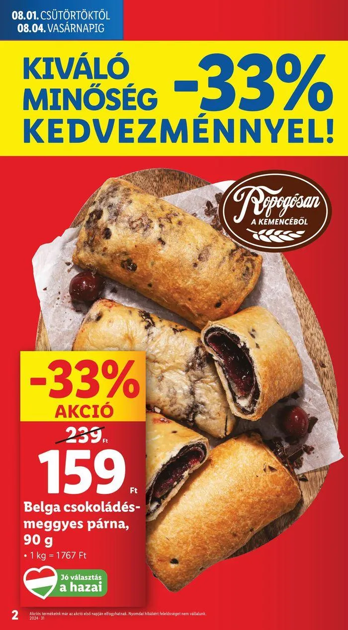 Katalógus Akciós újság – 31. hét augusztus 6.-tól augusztus 7.-ig 2024. - Oldal 2
