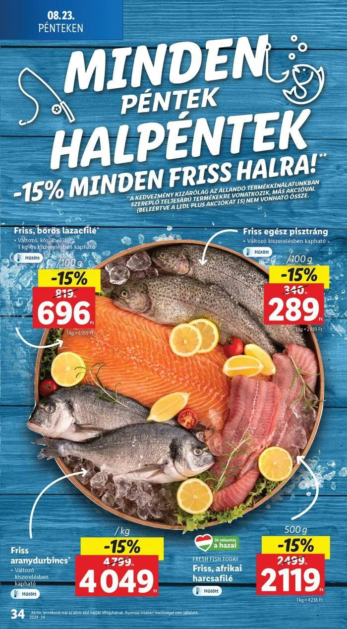 Katalógus Akciós újság – 34. hét augusztus 22.-tól augusztus 28.-ig 2024. - Oldal 34