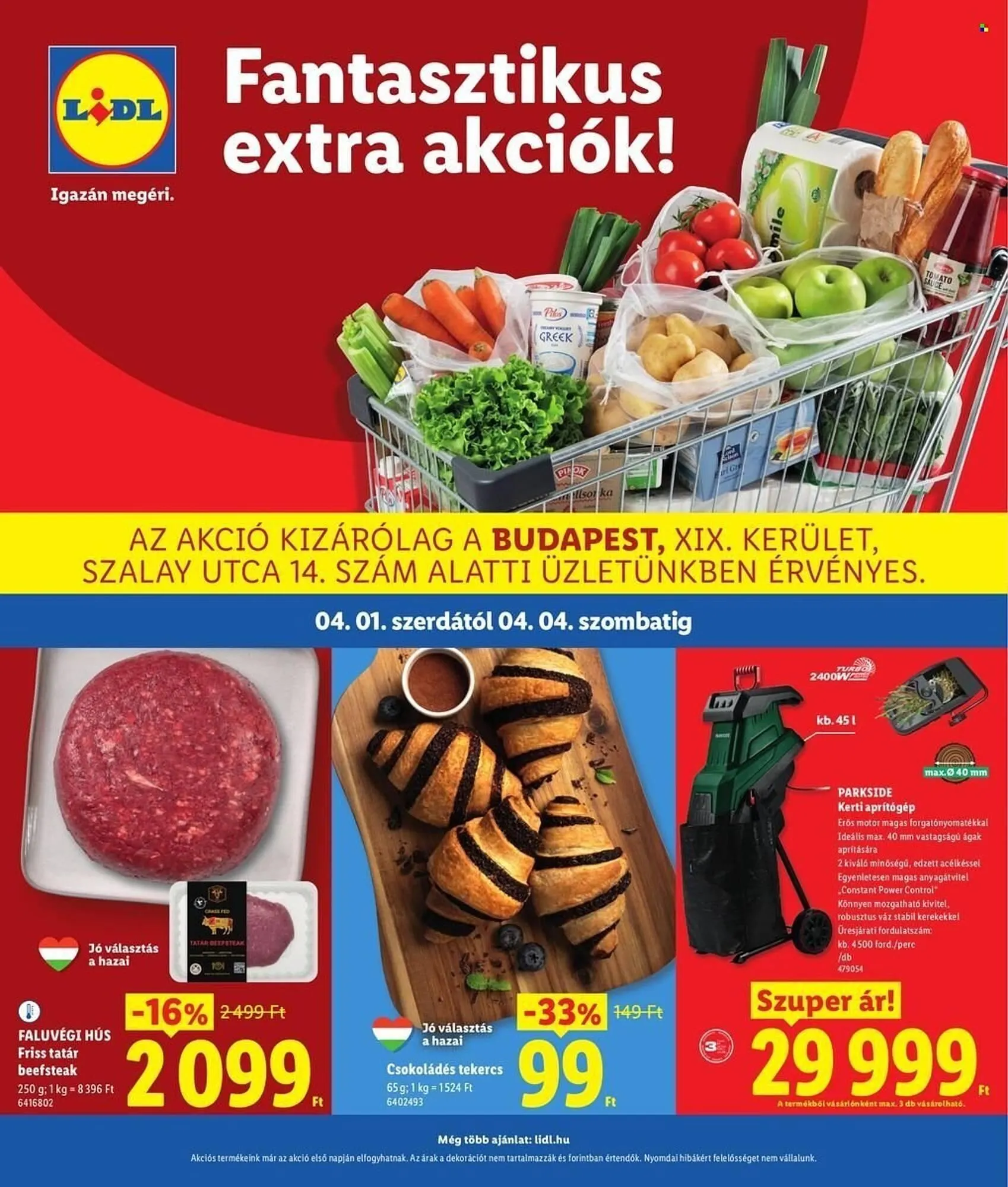 Katalógus Lidl akciós újság április 1.-tól április 4.-ig 2026. - Oldal 1