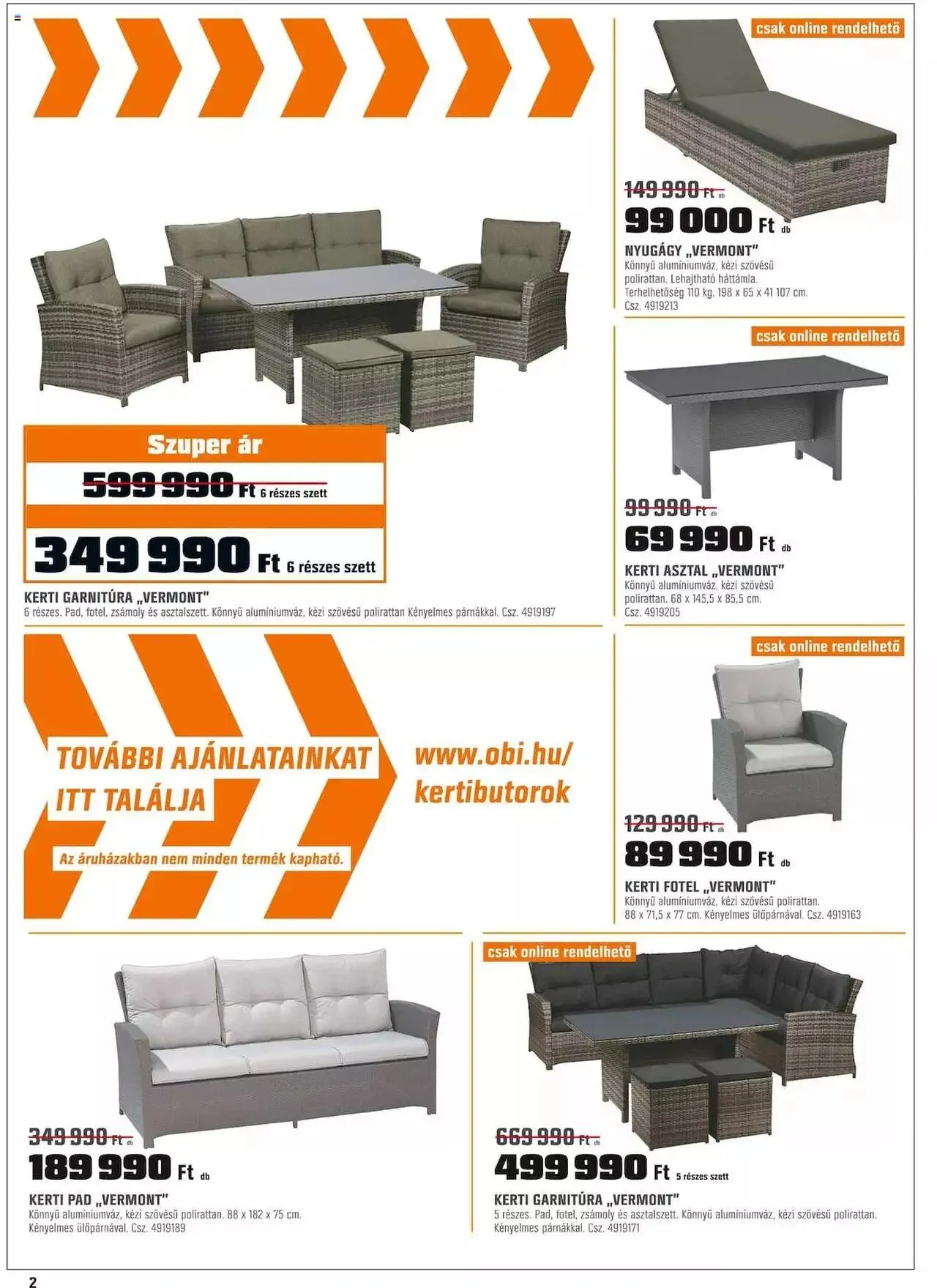 Katalógus OBI akciós újság július 5.-tól augusztus 4.-ig 2023. - Oldal 2