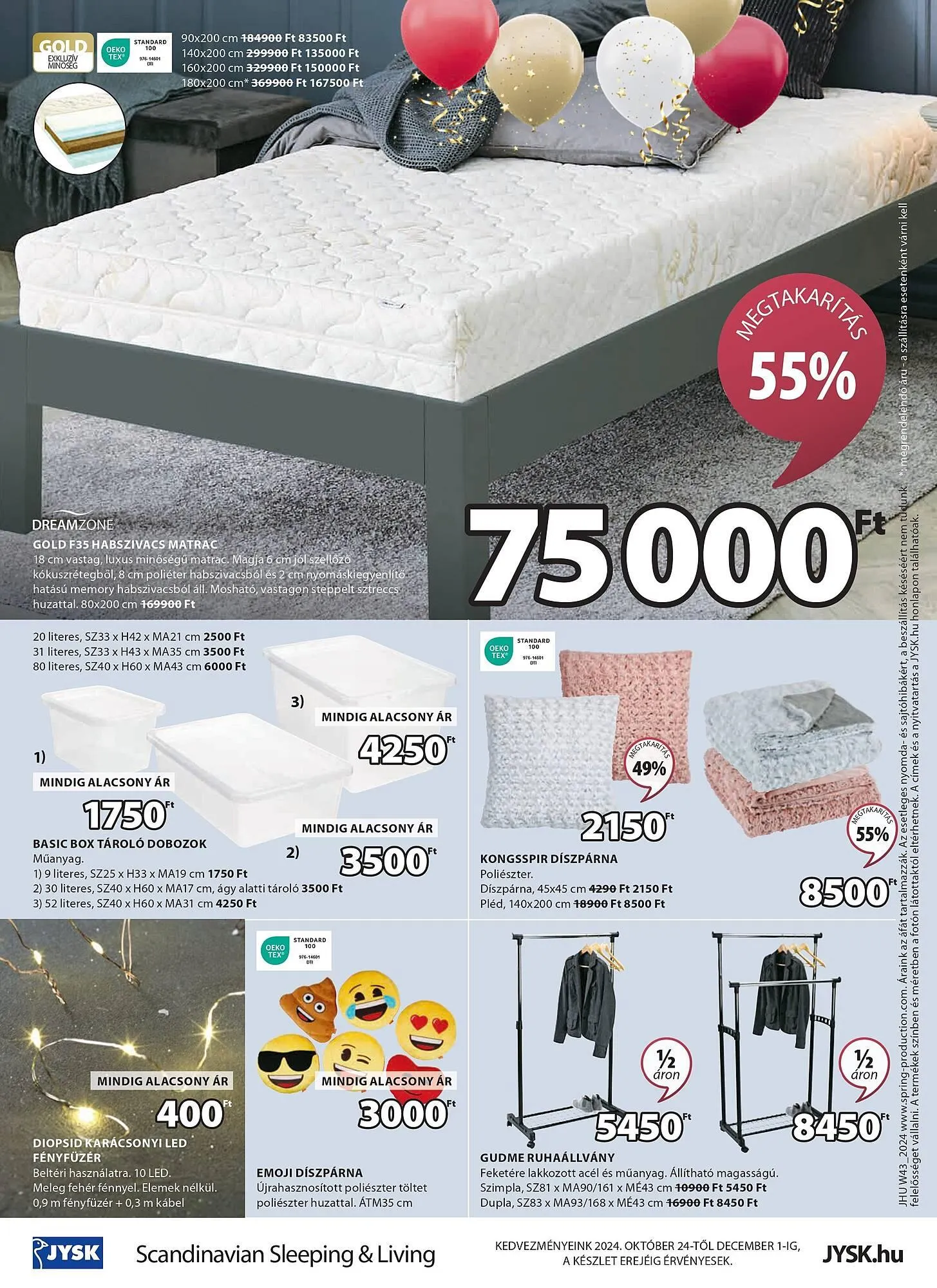 Katalógus JYSK akciós újság október 24.-tól december 1.-ig 2024. - Oldal 24