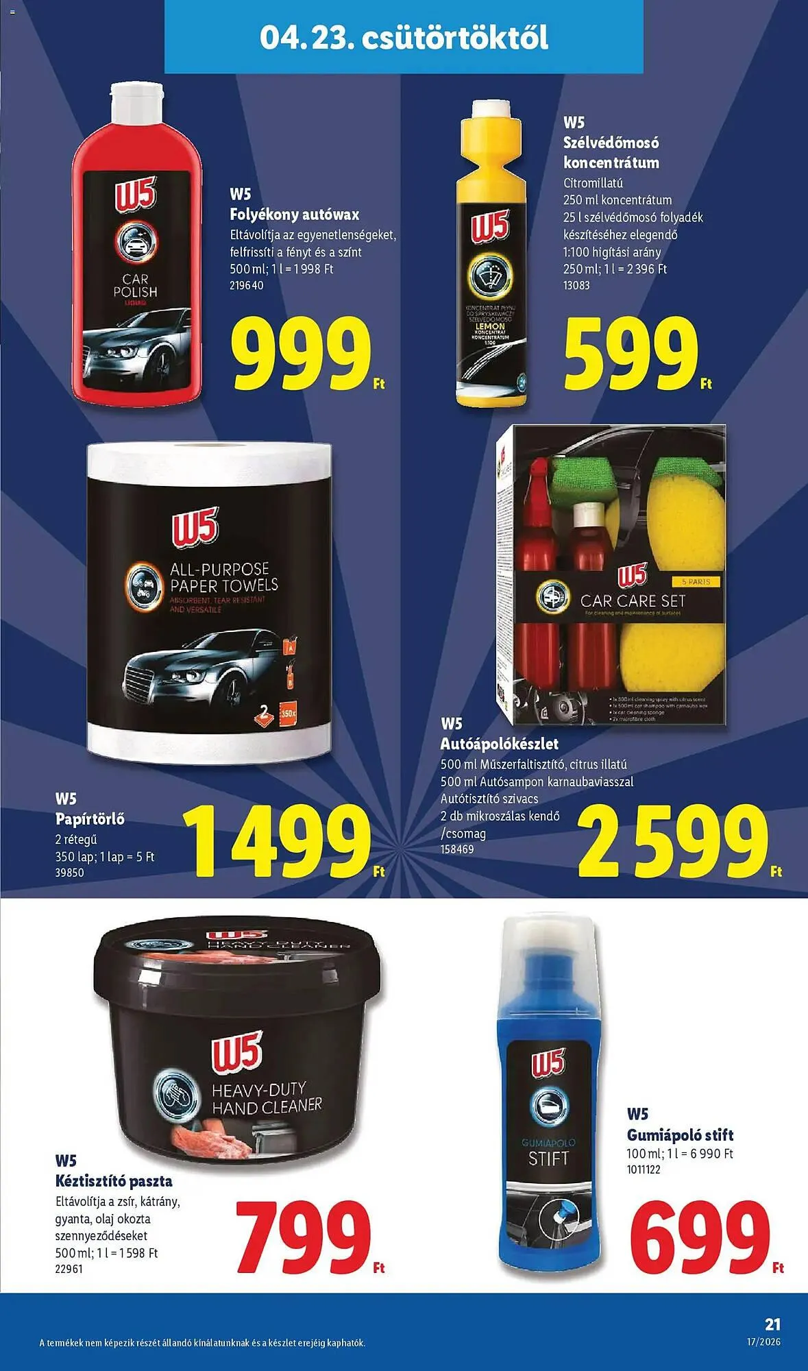 Katalógus Lidl akciós újság április 23.-tól április 29.-ig 2026. - Oldal 21