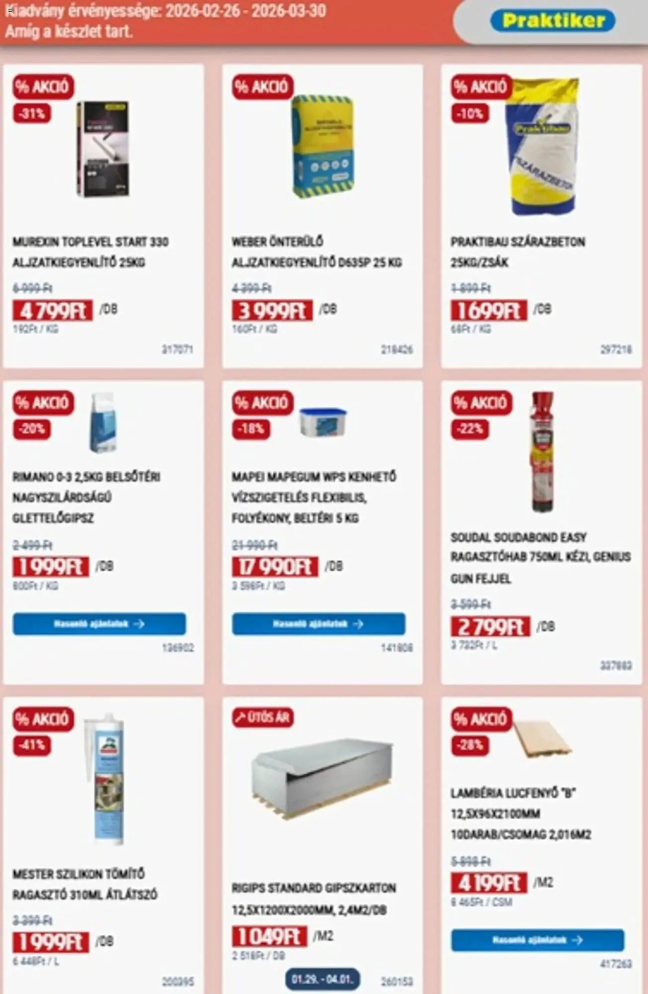 Katalógus Praktiker akciós újság február 26.-tól március 30.-ig 2026. - Oldal 7