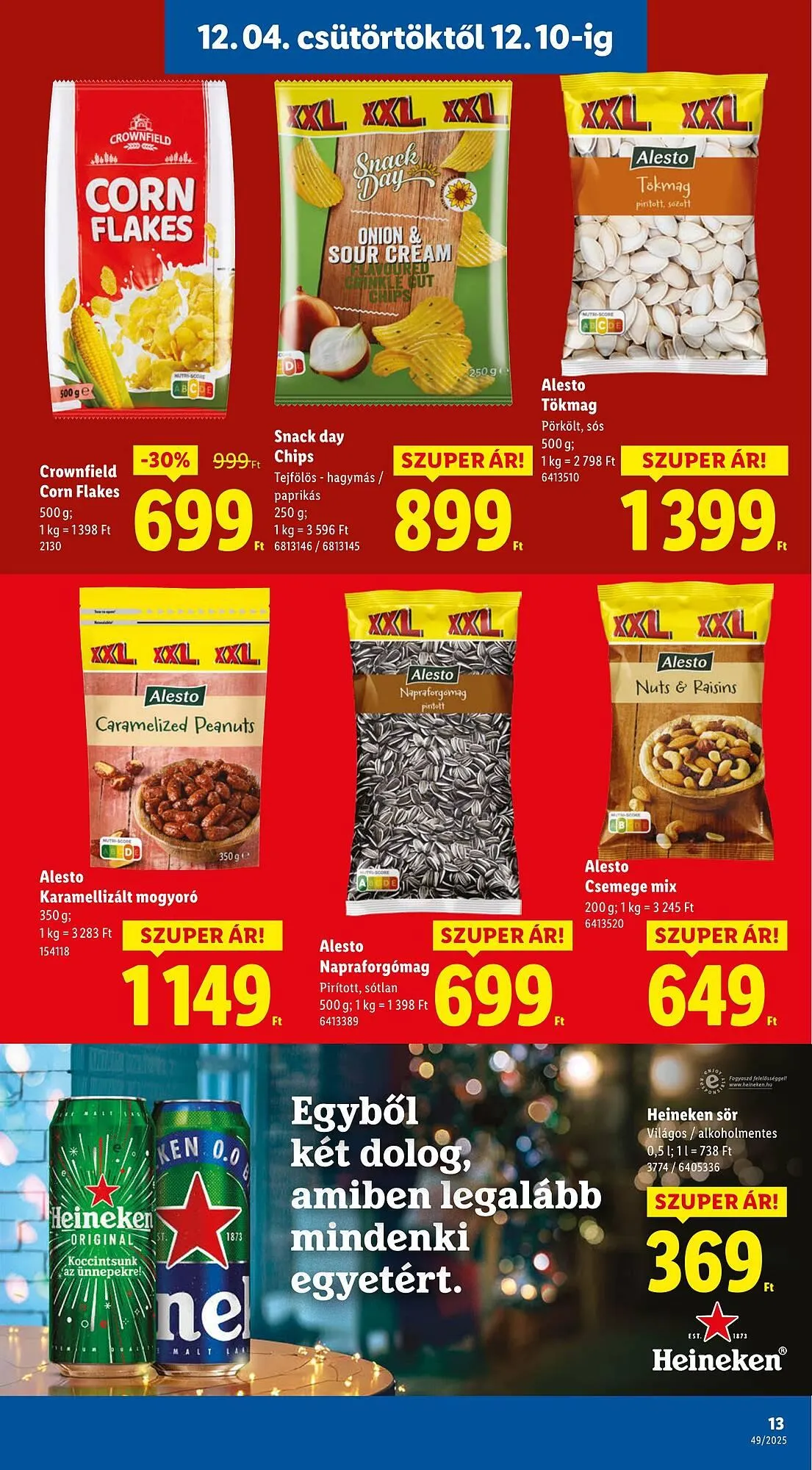 Katalógus Lidl akciós újság december 4.-tól december 10.-ig 2025. - Oldal 13