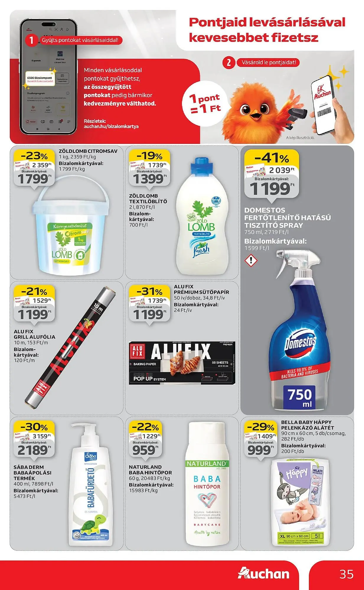 Katalógus Auchan akciós újság január 8.-tól január 14.-ig 2026. - Oldal 35