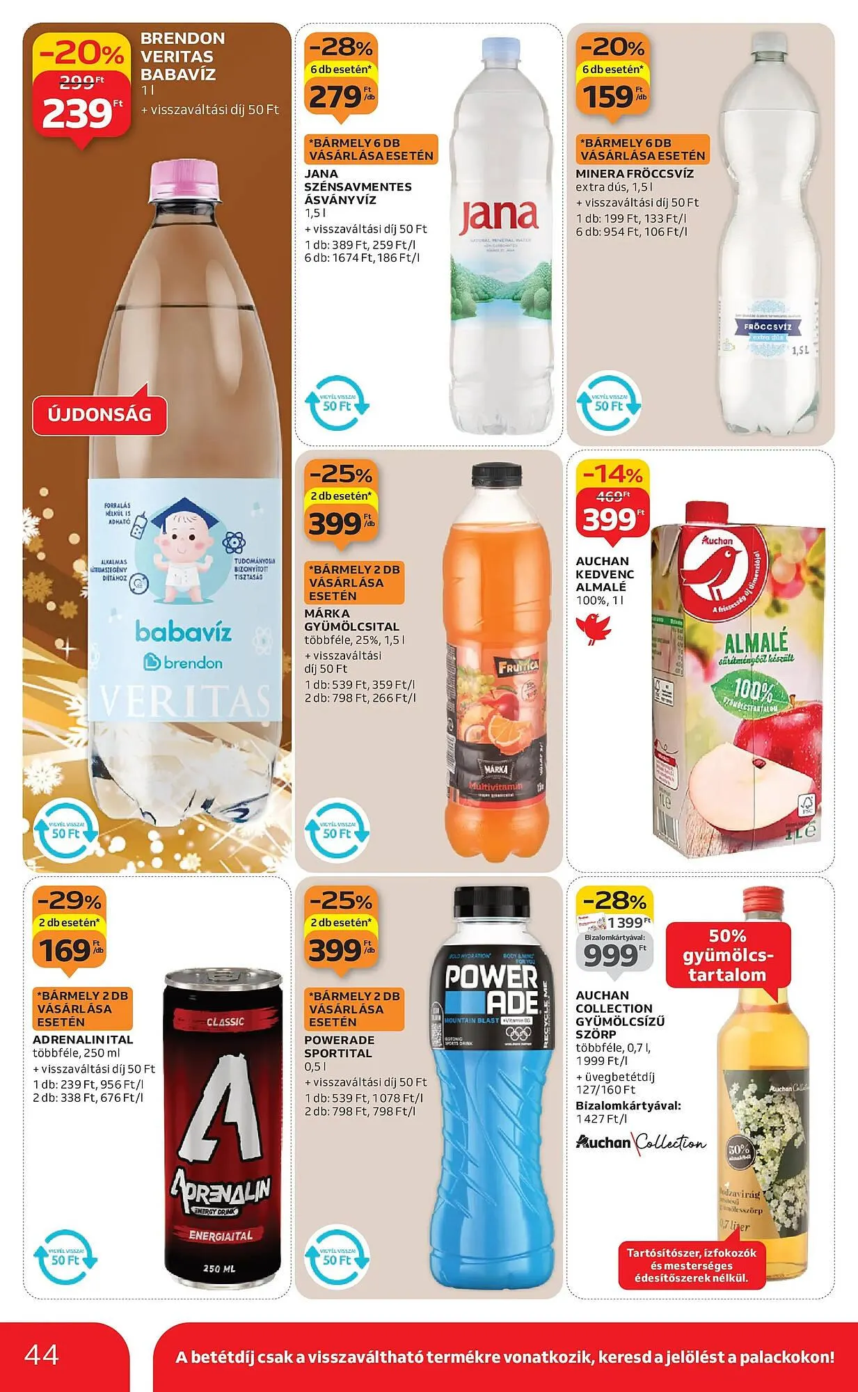 Katalógus Auchan akciós újság december 18.-tól december 24.-ig 2025. - Oldal 44