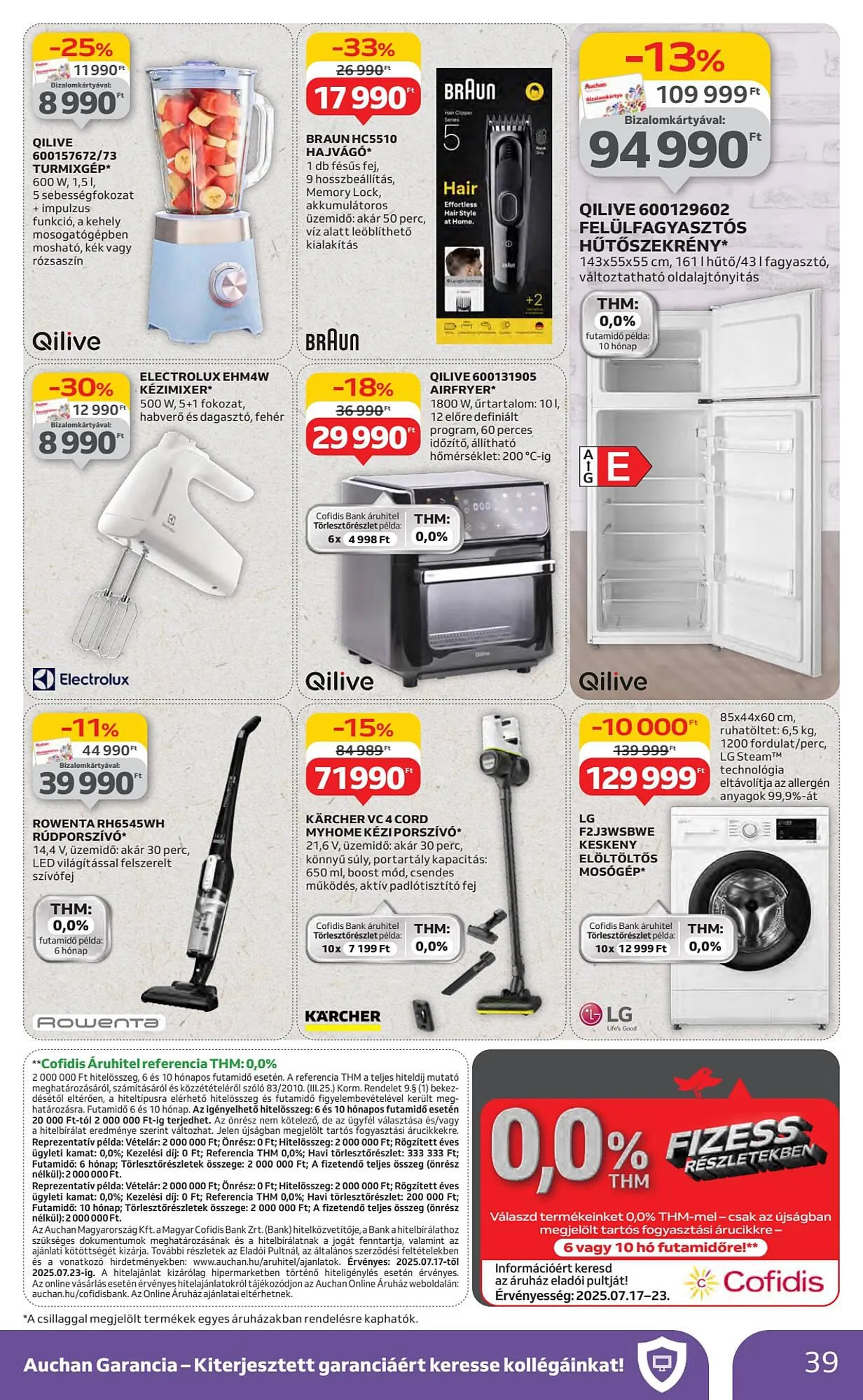 Katalógus Auchan akciós újság július 17.-tól július 23.-ig 2025. - Oldal 39