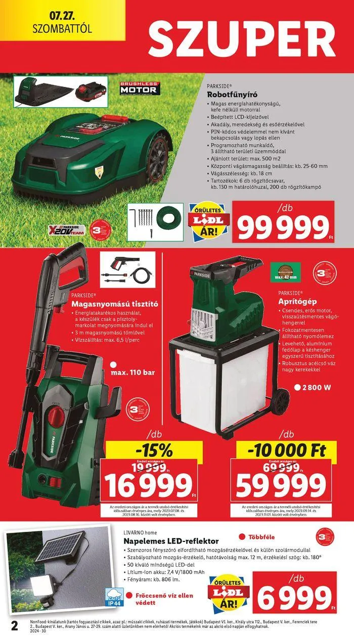 Katalógus Nonfood kínálatunk - 30. hét július 29.-tól július 31.-ig 2024. - Oldal 2